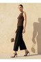 SLEEVELESS METALLIC KNIT NECK TRIM ROUND NE - 3