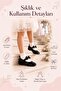 Daily Girls' Ballerinas with Orthopedic Insole and Bow Detail - 3