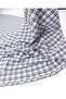 Bone Gray Navy Blue Plaid Jacquard Interlock Fabric Flexible Soft Cardigan & Sweater Fabric Width: 145cm - 6