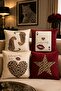 Leopard and Playing Card Patterned 4-Piece Throw Pillow Cover Set