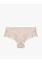 Cotton Comfortable Fit Lace Detailed 2-Piece Brazilian Panties Set - 3