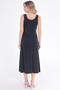 Sleeveless Skirt Bell Model Pique Modal Dress - 7