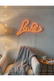 Love Yazılı LED Neon Duvar Tablosu | Amber Aydınlatmalı Modern Dekor | Yatak Odası - 4