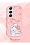 Tecno Camon 40 Pro 5g Compatible Case Camera Protector Pink Silicone Couple Phone Case Cat Pattern - 2