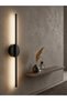 Minimalist LED Wall Sconce - Black Slim Stick Light Fixture for Living Room Bedroom Corridor - Long Strip Wall Mounts Indoor Lighting Modern Wall Washer Designs - 4