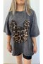 100% Cotton Premium Design Oversize T-Shirt Pink Sausage Dog Ladybug Leopard Mickey Lobster
