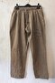 Mink Pocketed Star Appliqued Elastic Waist Elastic Leg Linen Look Woven Trousers 97 68 - 2