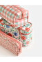 Women Pink Printed 4 Piece Cosmetic Pouch Set - 4