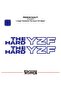 Yamaha the hard yzf sticker high quality foil 2 pieces sticker label - 2