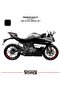 CFMOTO 250SR Grenage ملصق مجموعة اليمين اليسار نموذج ملصق ملصق عالي الجودة