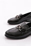 2455212K Women's Leather Loafer Shoes - 4