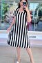 V-Neck Viscose Dress 6Y286 - 2