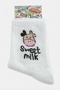 جوارب ILKESTOR Cow College مقاس 8*28 (201128) - أبيض