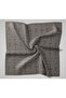 Cotton Polyester Soft Scarf Gray Geometric Patterned Non-Slip Buckle Durable 90X90 - 5