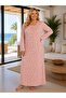 Women's Long Sleeve Floral Pattern Plus Size 100% Cotton Ankle Length Nightgown