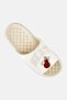 Men Miami Heat Tonal Pop Slip On Slides, Off White - 4