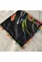 Handmade Needlework Writing, Scarf, Yemeni, Mevlit Cover, Head Cover, 4 Sides Embroidered, 100% Cotton, 100*100cm - 6