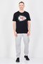 Men Sportswear Fit Short Sleeve Outdoor T-Shirt, Black - 4