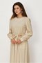 Belted Linen Dress 46693 - 2