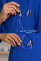 Women's Shirt Collar Long Sleeve Long Length Color Options Alpaca Fabric Doctor and Nurse Coat - 6