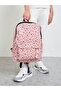 Girls Pink Graphic Bow Print Backpack - 2