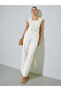 Cream Super Stretch Scuba Pants