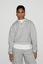 Basic fermuar yakalı sweatshirt
