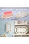 Tubby Foldable Baby Bath Tub for 0-5 Years | Portable Infant Bathtub with Temp Meter - (BEIGE) - 6