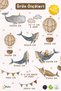 Bohemian Whale Wall Sticker Set 108 Pieces |   Baby & Kids Room Self-Adhesive Wall Sticker - 6