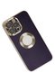 حافظة ILKESTOR لهاتف iPhone 13 Pro Max من السيليكون - (152218) أرجواني غامق - 3
