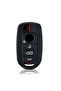 Fiat Compatible 500X Silicone Patterned Key Case (Black Red - 1 Piece) - 5