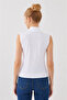 Women's 100% Viscose Half Turtleneck Sleeveless Blouse I Comfortable Fit Sleeveless Blouse I Flexible Minimal Sleeveless Basic Blouse I Women's Bodysuit I Standard Size - 2