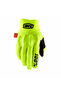 100% Gloves Black Summer Motorcycle Neon Green Gloves - 2