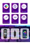 6 قطع إضاءة جدارية LED RGB مع بلوتوث، إضاءة محيطة تعمل بالـ USB مع تحكم باللمس ومؤقت للألعاب - 2