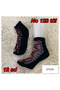Pack of 12 -No 123 Ethnic Patterned Transparent Tulle Women's Socks Bormavi̇ - 2