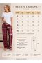 2-Piece Women's 100% Cotton Combed Single Jersey Women's Pajama Bottoms Set of Two - 4