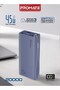 Lucid-45W 20000mAh Power Bank with Retractable USB-C Cable (Purple) | Charges 3 Devices, LED Battery Display, QC 3.0 USB-A Output, Built-in Lanyard for iPhone, Galaxy, iPad & more