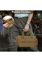 14 Inch Tool Bag with Anti friction Bottom, Hand Tool Storage Organizer for Men, Multi purpose Work Tote for Repairman, Handyman, Khaki - 6