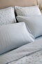 100% Cotton Satin Double Duvet Cover Set (Duvet Cover, Fitted Sheet, 2 Pillowcases, 2 Throw Pillow Covers) - 4