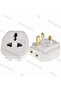 Universal 3 in 1 Russia HK CN US AU EU to UK Travel Plug Adapter 13A Multi-function Italy Swiss I... - 2