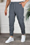 Set of 3 Unisex Cargo Pocket Elastic Leg Sweatpants - 8