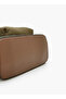 Suede Tote Bag with Zip Closure - 6