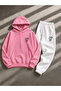 Unisex Minimal New York Print Winter Top and Bottom Tracksuit Set - 2
