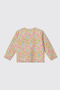 Girl's Quilted Pink Jacket with Piping - 2