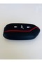 Togg t 10X - t 10F Compatible Silicone Key Case - Black with Red Detailed Protective Cover - 3