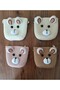 Girl's Straw Crossbody Bag with Teddy Bear Figure |   Mini Summer Shoulder Bag - 2