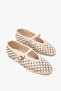 Raolna Women's Stoned Ballerinas - Beige - 2