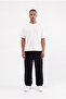 Men's Baggy Linen Trousers Black - 5