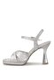Elit Fls053-657T Women's Classic Heeled Shoes Silver - 4