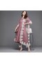 Women Emboridered Viscose Kurta and Pant Set with Dupatta - ALV2011-Size-M-38-Inches - 3